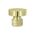 Deltana 1/2 Diameter Decorative Button Tip Cabinet/Door Hinge Finials Unlacquered Brass DSBU3-UNL